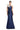 Formal Dresses Long Mermaid Formal Ruffled Evening Dress Navy/White