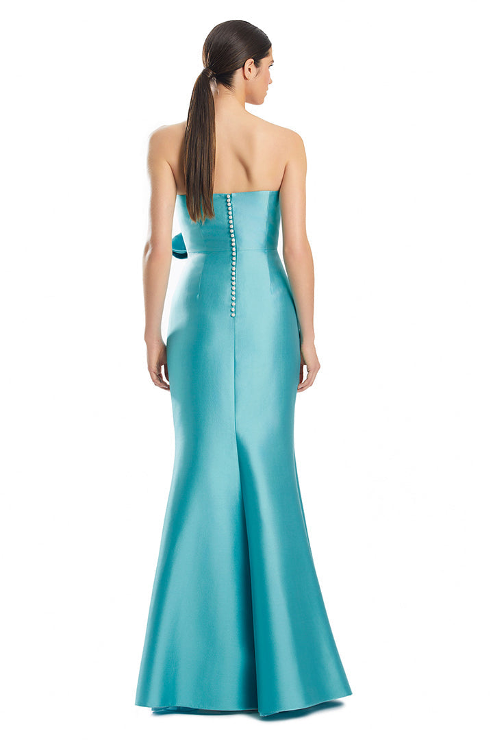 Alexander by Daymor 1952S24 Pleated Long Formal Mermaid Prom Dress
