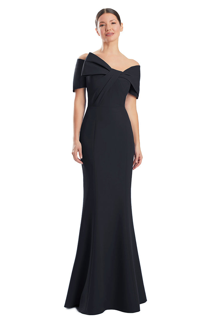 Alexander by Daymor 1954S24 Long Formal Beaded Button Evening Dress