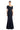 Formal Dresses Long Formal Beaded Button Evening Dress Navy