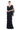Mother of the Bride Dresses Beaded Long Sleeve Formal Tiered Evening Dress Black
