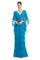 Mother of the Bride Dresses Long Mother of the Bride Beaded Formal Dress Lagoon