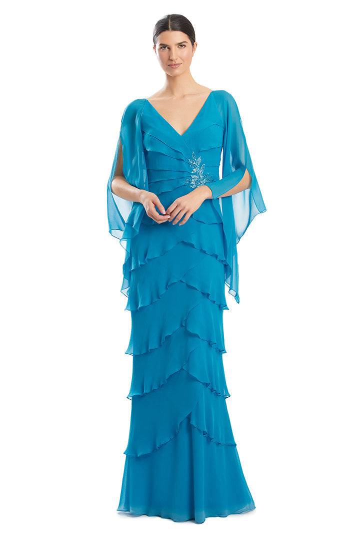Mother of the Bride Dresses Long Mother of the Bride Beaded Formal Dress Lagoon