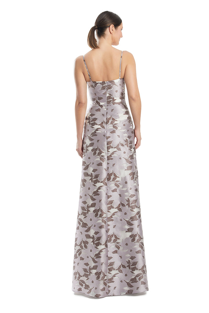 Alexander by Daymor 1963S24 Long Two Piece Ball Gown Printed Formal Jacket Dress