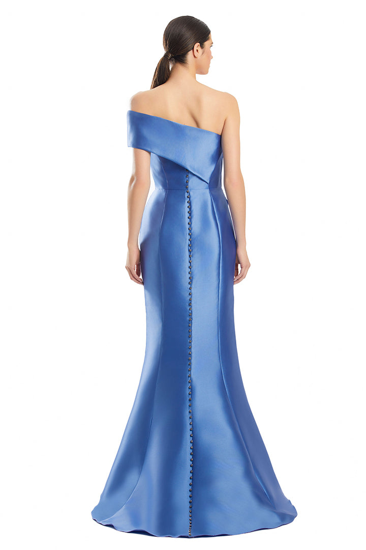 Formal Dresses Mermaid Long Formal Peplum Evening Dress Periwinkle