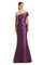 Formal Dresses Mermaid Long Formal Peplum Evening Dress Plum