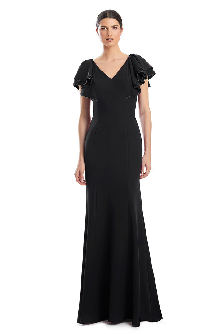 Mother of the Bride Dresses Long Mother of the Bride Formal Beaded Dress Black