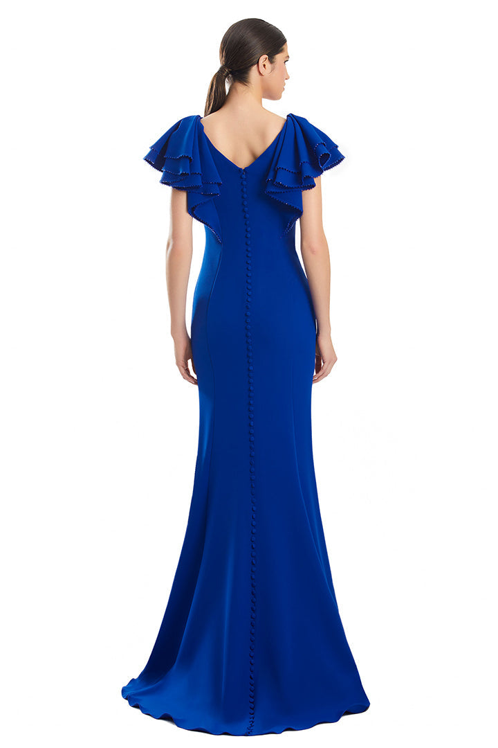 Mother of the Bride Dresses Long Mother of the Bride Formal Beaded Dress Blue