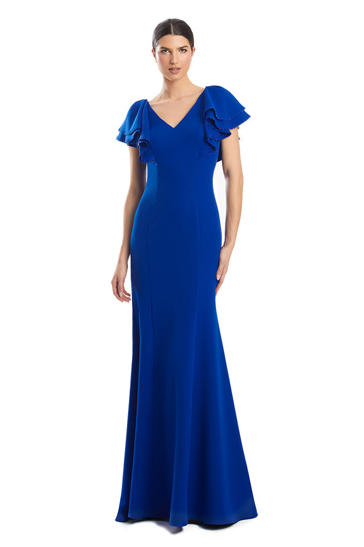 Mother of the Bride Dresses Long Mother of the Bride Formal Beaded Dress Blue