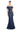 Prom Dresses Long Formal Lace Applique Mermaid Dress Navy