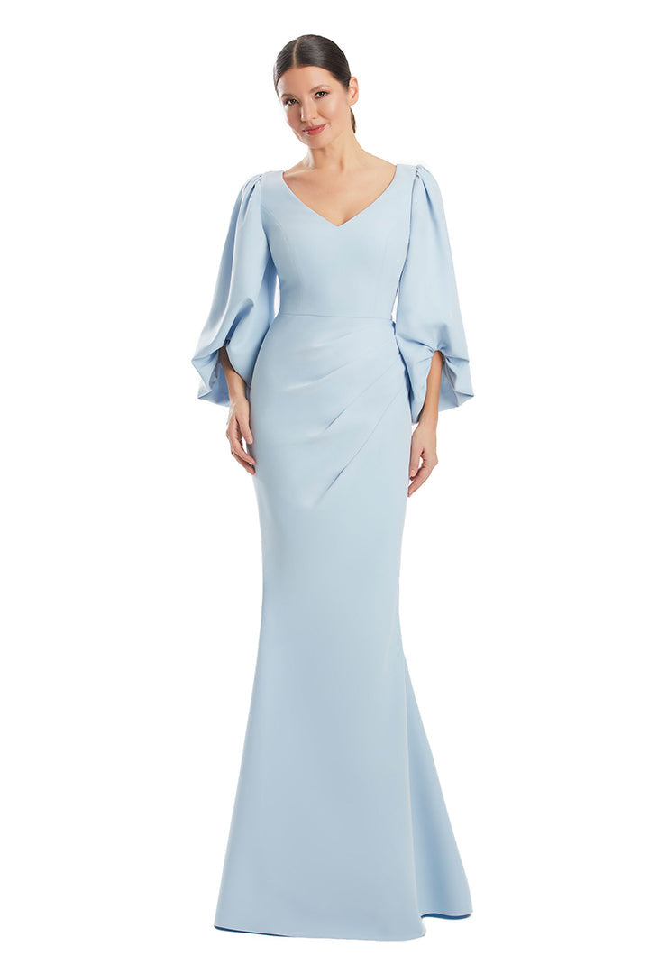 Alexander by Daymor 1974S24 Long Mother of the Bride Pleated Formal Dress