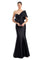 Prom DressesPleated Long Mermaid Formal Evening Prom Dress Black