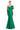 Prom DressesPleated Long Mermaid Formal Evening Prom Dress Emerald