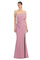Formal Dresses Fitted Long Formal Peplum Evening Dress Peony