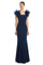Formal Dresses Formal Long Fitted Ruffled Evening Dress Midnite