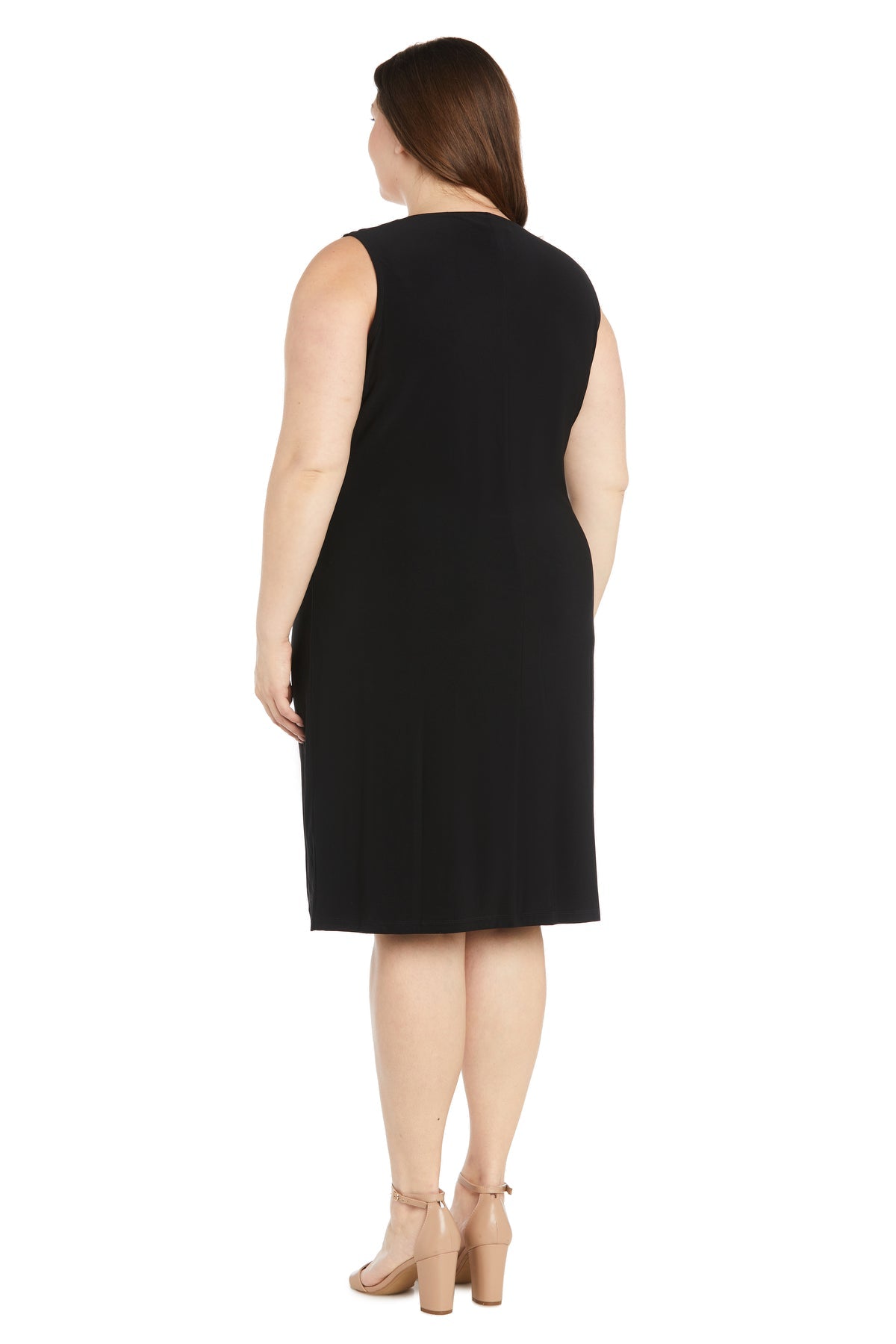 R&M Richards 1984W Short Plus Size Printed Jacket Dress