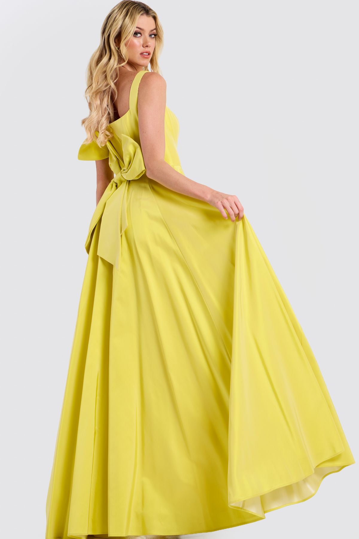 Prom Dresses Fitted Long Formal A Line Prom Dress Yellow