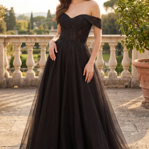 dress outlet Off Shoulder Lace Formal Evening Dress The Dress Outlet