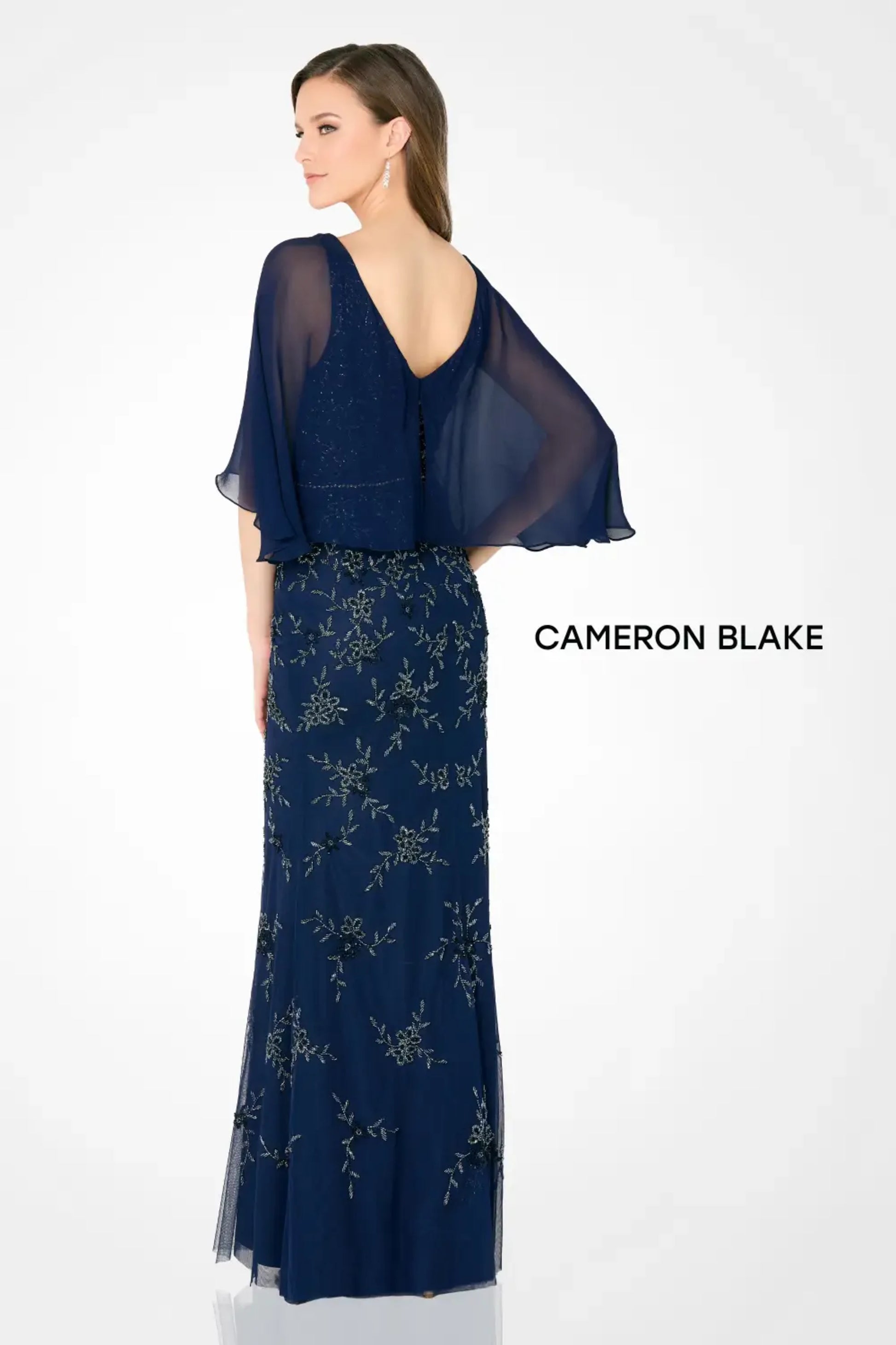 Cameron Blake CB783 Long Mother of the Bride Formal Sequin Dress