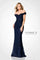 Formal Dresses Long Formal Beaded Lace Evening Dress Navy Blue