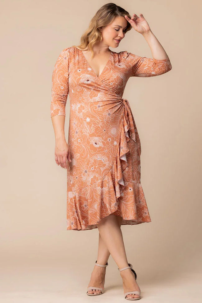 Kiyonna 12132207 Plus Size A Line Print Short Cocktail Dress The Dress Outlet Kiyonna 12132207 Plus Size A Line Print Short Cocktail Dress The Dress Outlet
