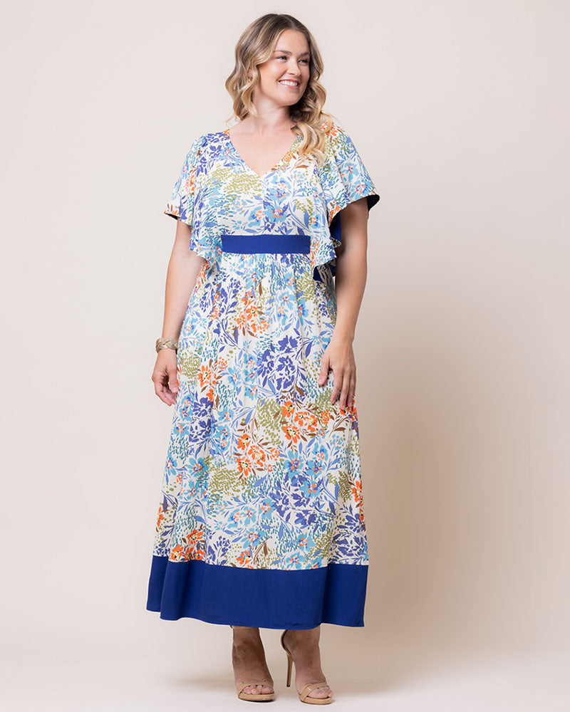 Plus Size Dresses Print Formal Prom Plus Size Long Dress Kiyonna 12242902 Mixed Mosaic Print
