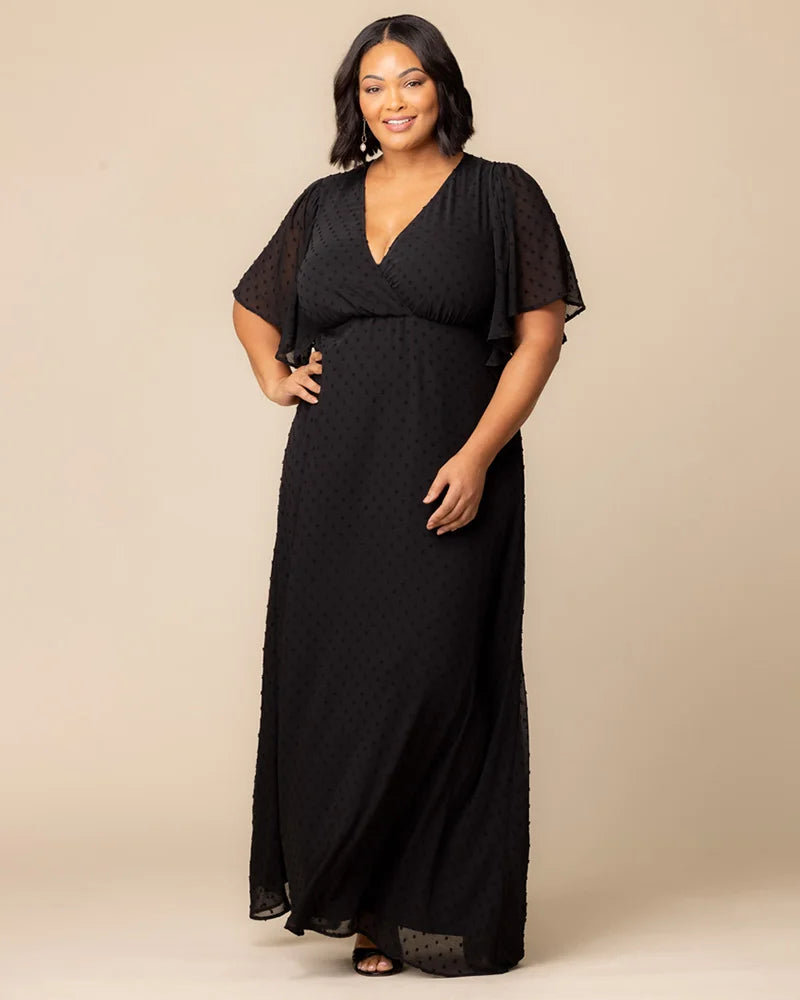 Plus Size Dresses Long Formal Mother of the Bride Plus Size Dress Kiyonna 13212904 Onyx