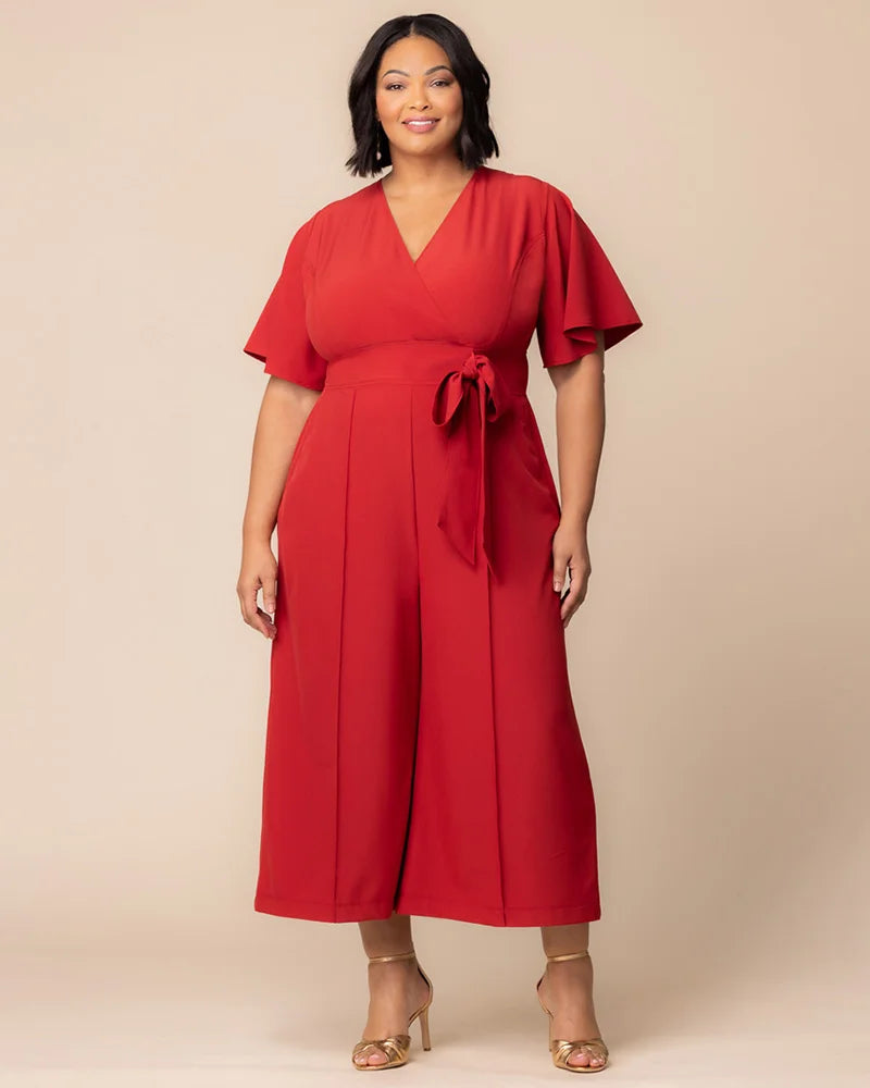Jumpsuit Short Cocktail Midi Jumpsuit Paprika