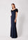 Formal Dresses Long Mermaid Formal Beaded Ruffle Evening Dress Midnite