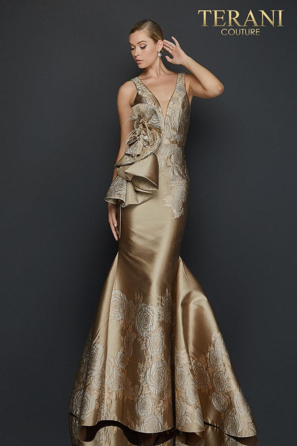 Terani Couture 2011E2056 Sleeveless Long Formal Prom Dress