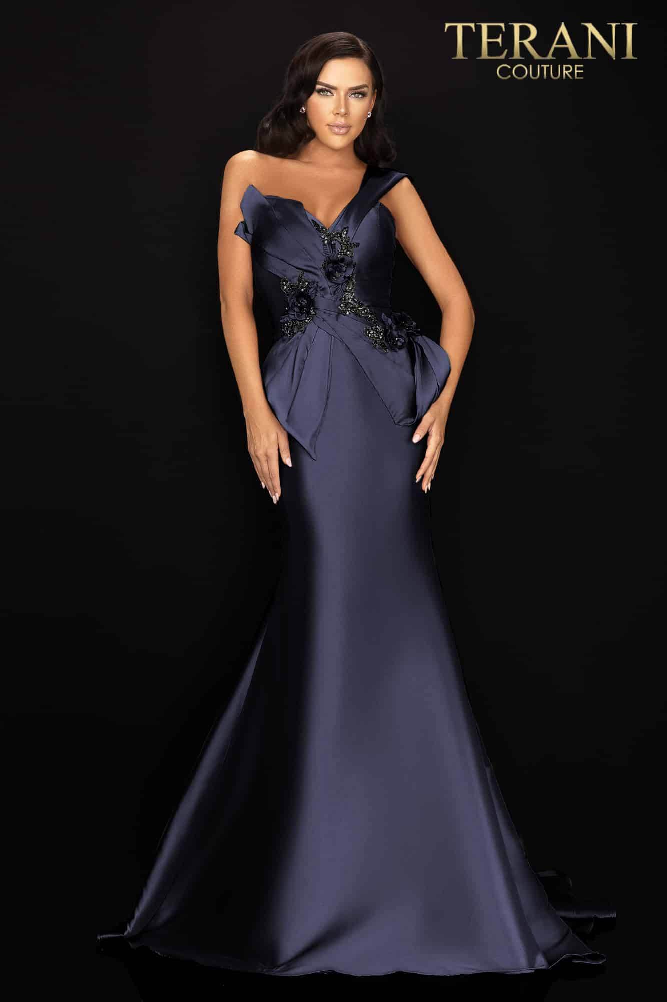 Mauve 18 Terani Couture 2011M2160 Long Formal Dress Sale