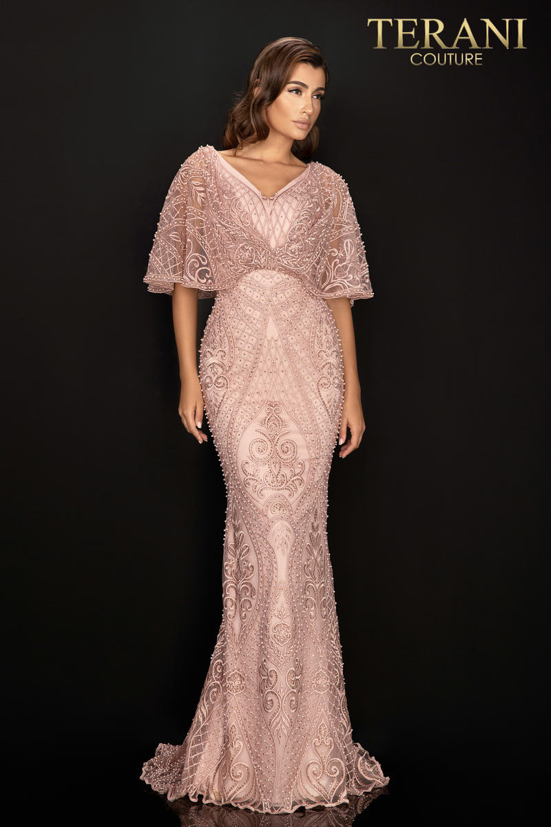 Terani Couture Long Mother of the Bride Dress 2011M2466 - The Dress Outlet