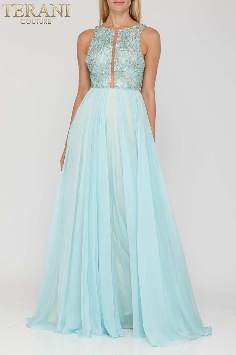 Terani Couture Prom Long Formal Dress 2011P1095 - The Dress Outlet