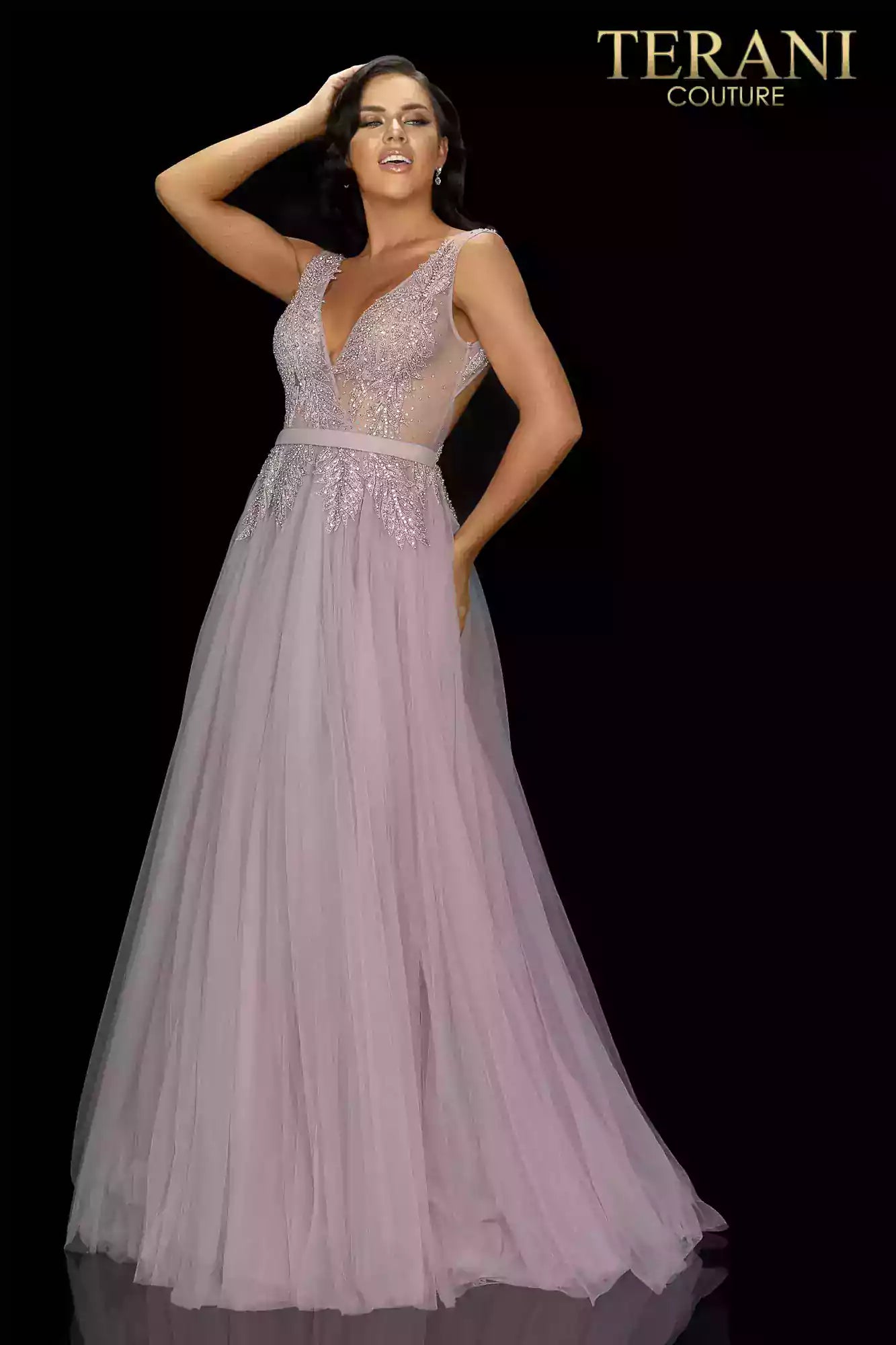 Terani Couture Long Formal Prom Gown 2011P1109 - The Dress Outlet