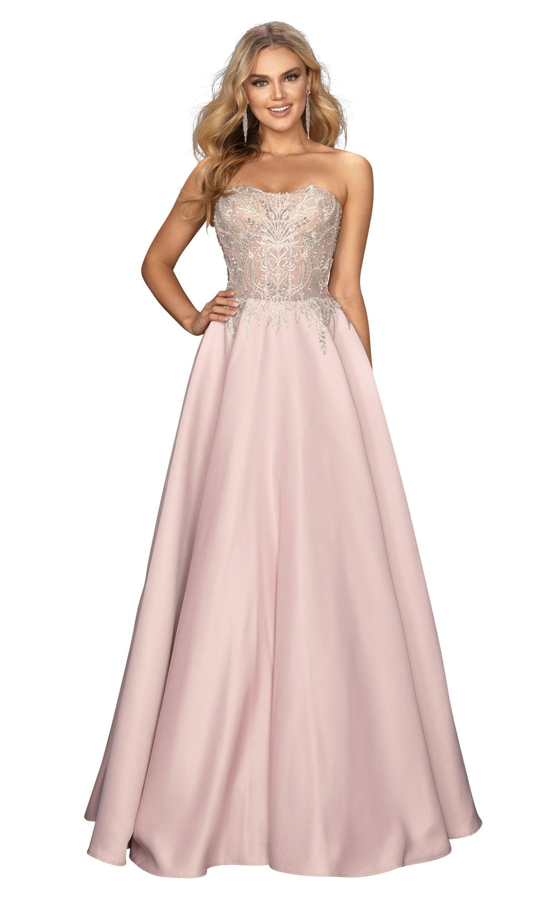 Terani Couture Long Strapless Prom Dress 2011P1197 - The Dress Outlet