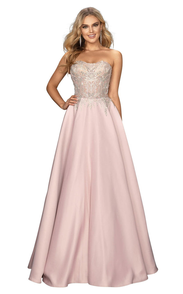Terani Couture 2011P1197 Long Strapless Prom Dress