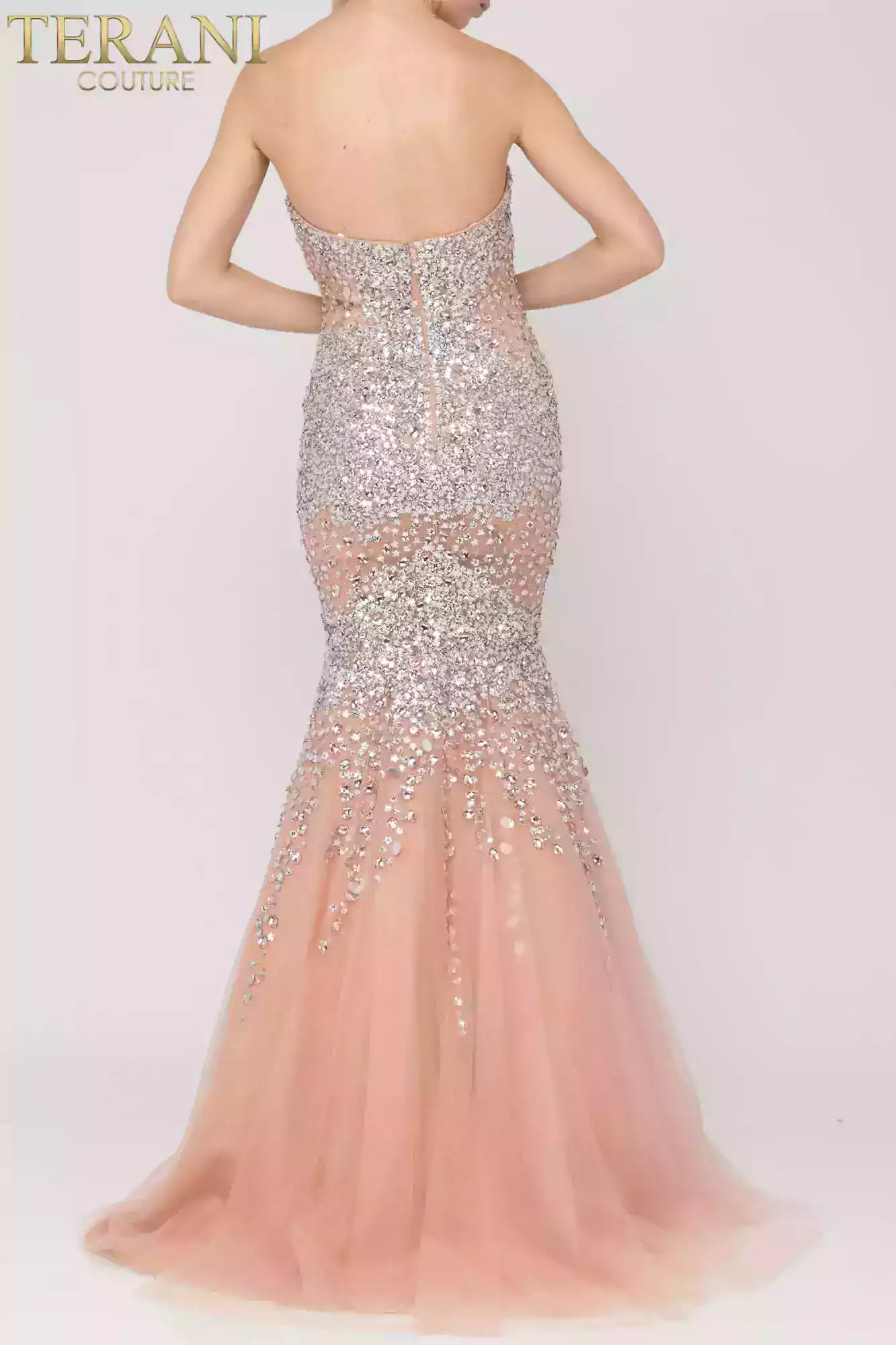 Terani Couture 2011P1456 Prom Long Formal Beaded Mermaid Dress