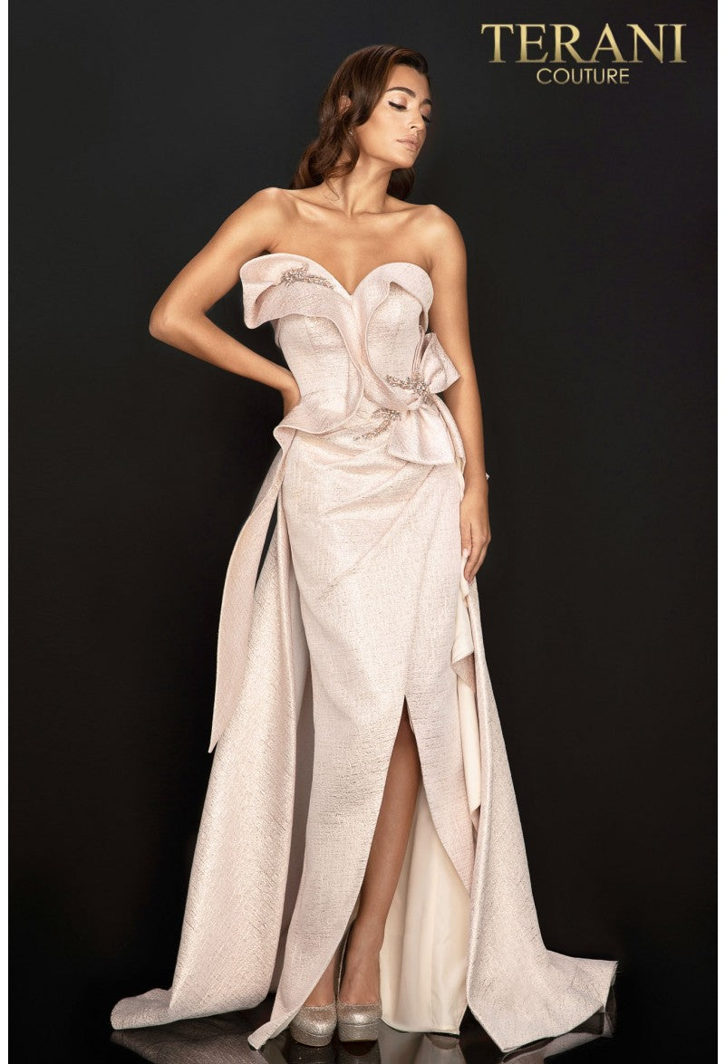 Terani Couture 2011E2073 Long Formal Prom Overskirt Dress
