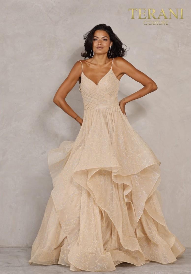 Terani Couture Prom Long Formal Dress 2011P1218 - The Dress Outlet