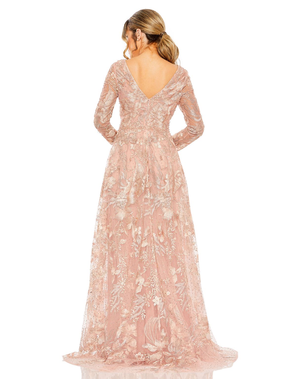 knee length dresses for ladies Dusty Rose Maxi Dress main image 1