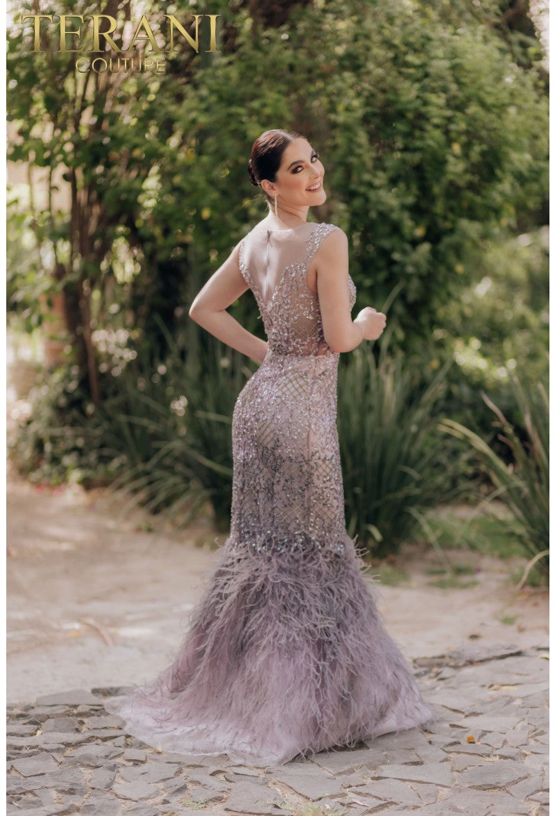 Terani Couture 2021GL3577 Long Beaded Formal Prom Mermaid Dress