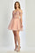 Cocktail Dresses Homecoming Prom Short A Line Glitter Corset Cocktail Dress Blush