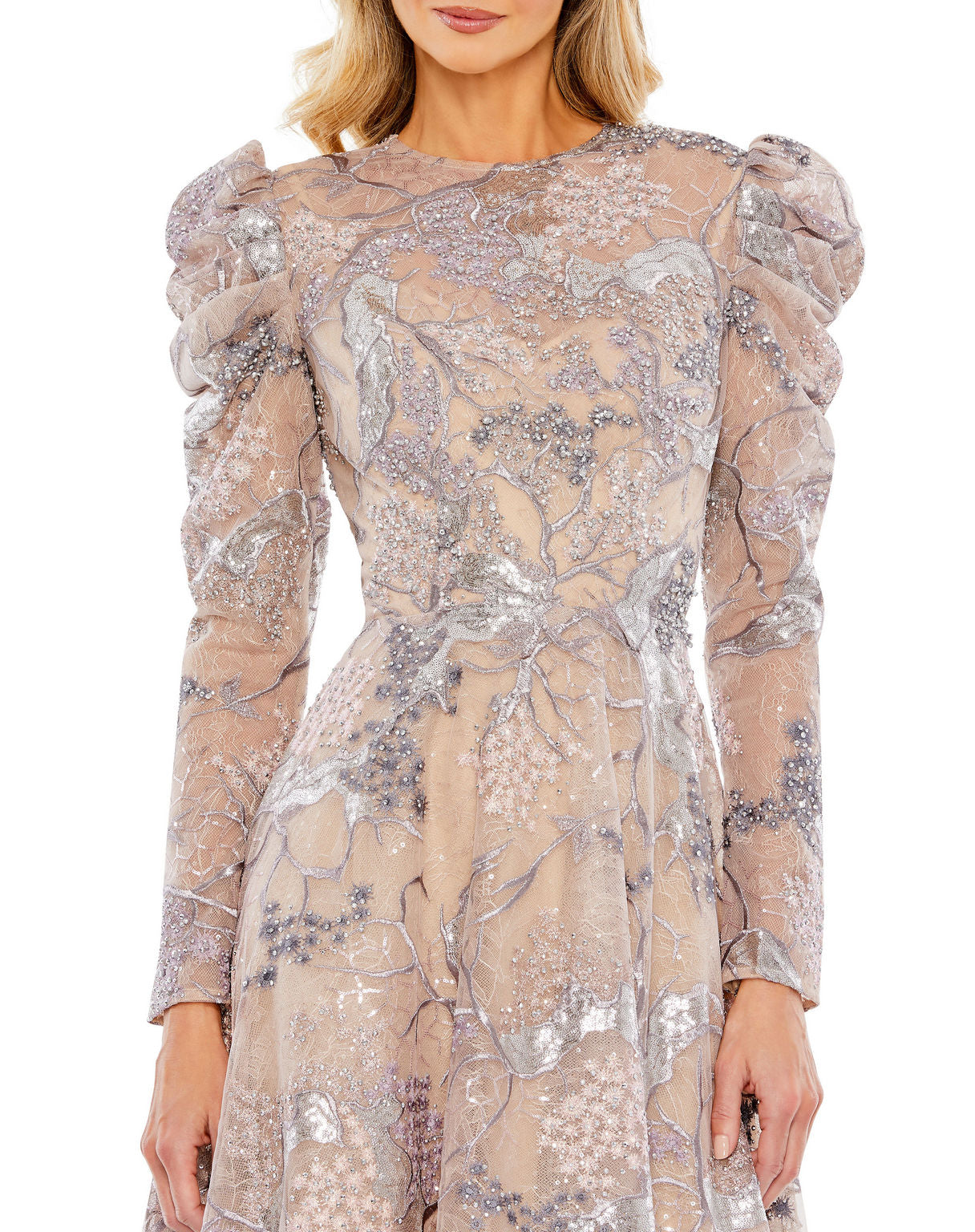 Mother of the Bride Dresses Long Sleeve A Line Mother of the Bride Dress Taupe