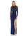 Formal Dresses Long Sleeve Sequin Fitted Formal Prom Dress Midnight