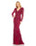 Formal Dresses Formal Long Sleeve Beaded Prom Dress Berry