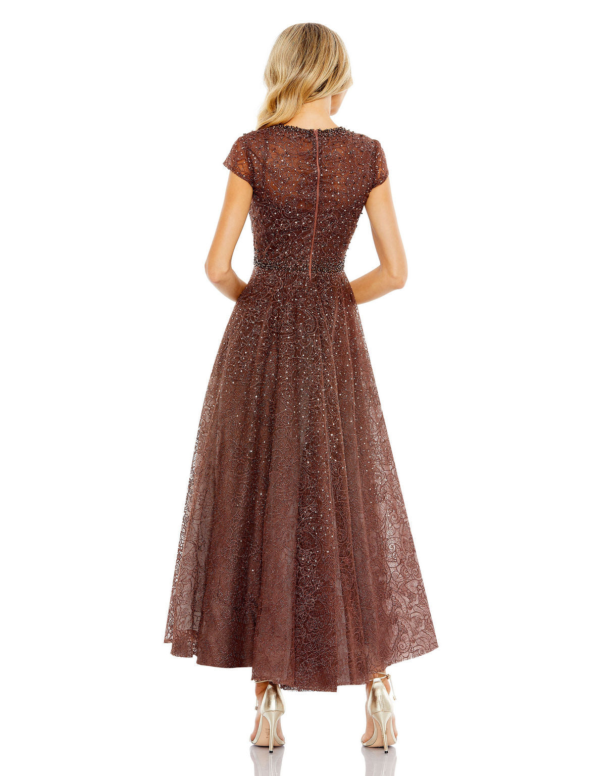 Mac Duggal 20371 Long A Line Beaded Formal Prom Dress