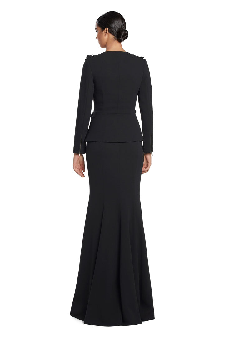 Mother of the Bride Dresses Long Sleeve Mother of the Bride Formal Dress Black