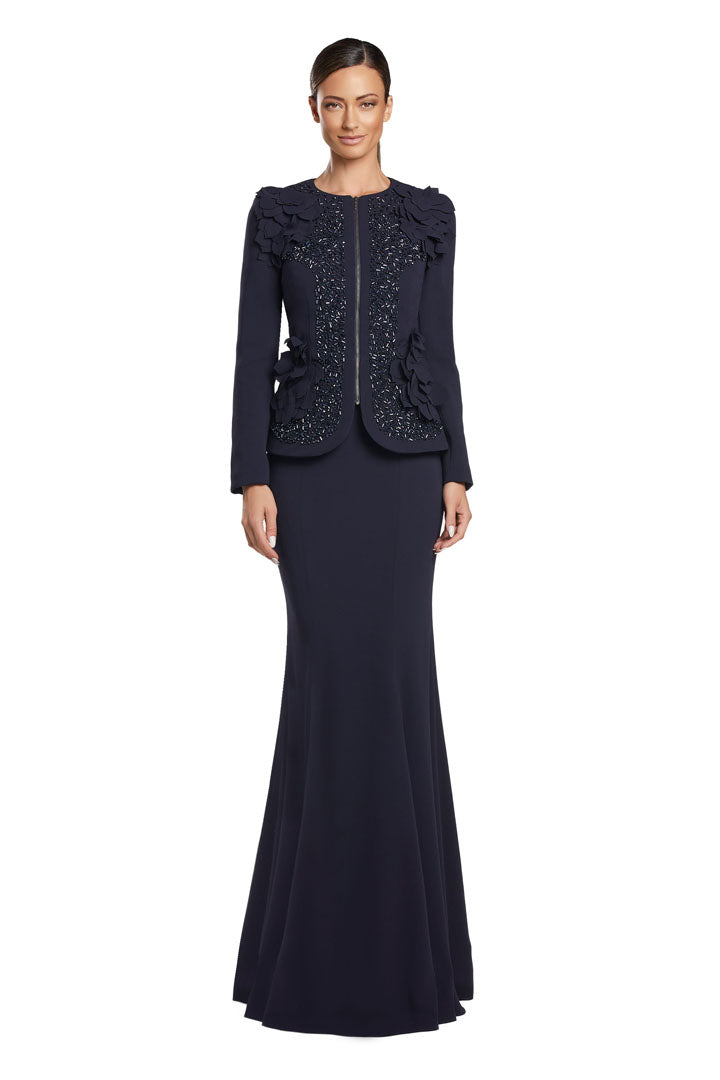 Alexander by Daymor 2040-44F24 Long Sleeve Mother of the Bride Formal Dress