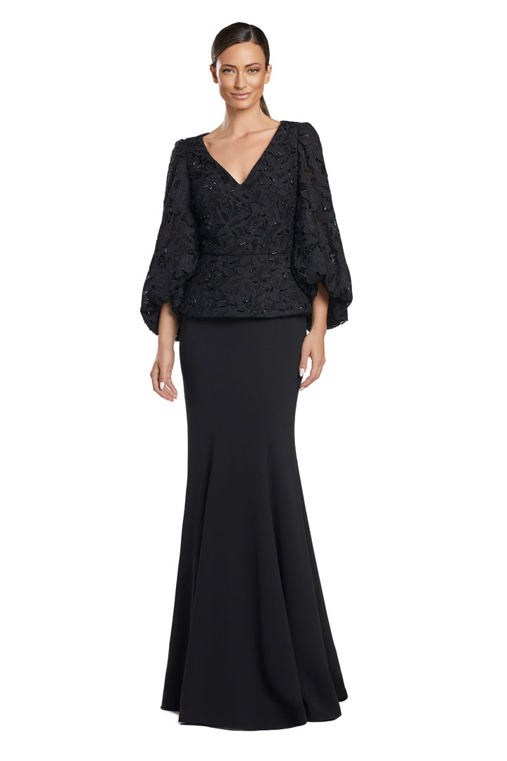 Mother of the Bride Dresses Mother of the bride Long Formal Lace Dress Black