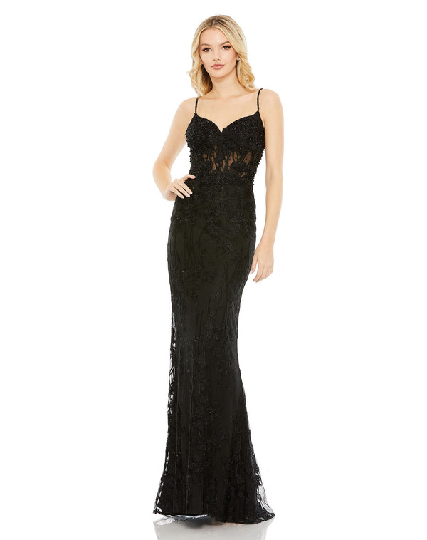 Long Fitted Dress Prom Formal Mac Duggal 20429